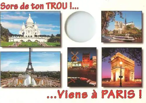 Navigation sailing vessels & boats themed postcard Paris cruise ship