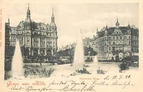 Germany Gruss aus Koln Deutscher Ring
