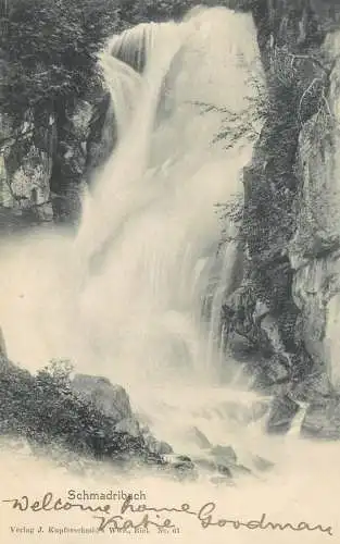 Switzerland Schmadribach Wasserfall