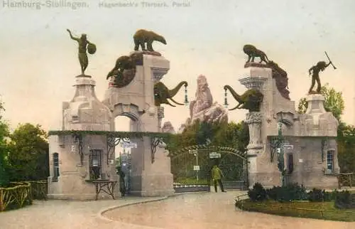 Germany Hamburg Stellingen Hagenbeck's Tierpark Portal
