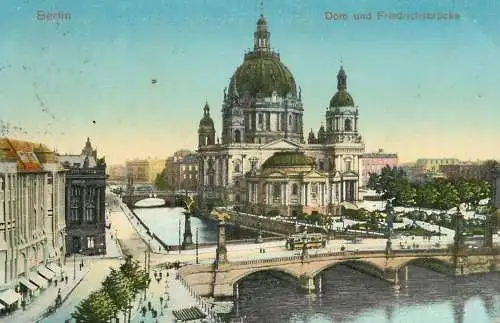Germany Berlin Dom & Friedrichsbrucke