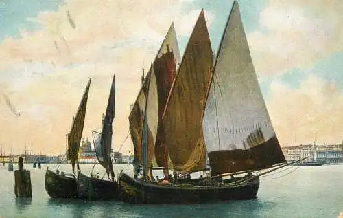 Sailing boats in the harbour