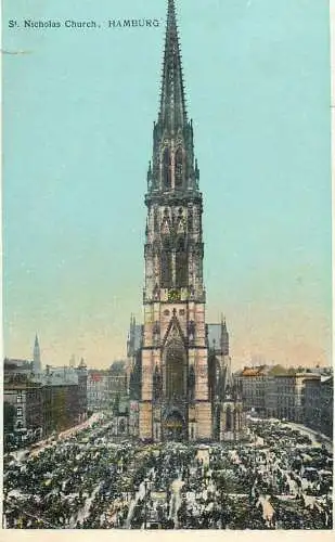 Germany Hamburg St Nicholas Church