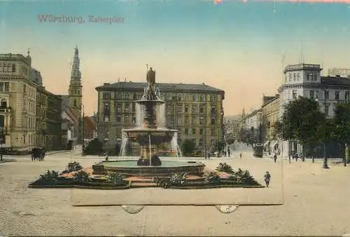 Germany Wurzburg Kaiserplatz