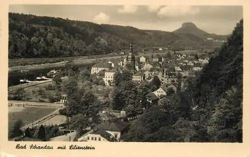 Germany Bad Schandau mit Lilienstein