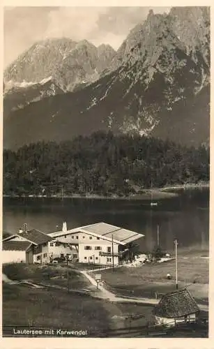 Germany Lautersee mit Karwendel