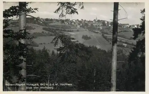 Germany Hohenluftkurort Hohegeiss Hochharz Blick vom Wolfsberg