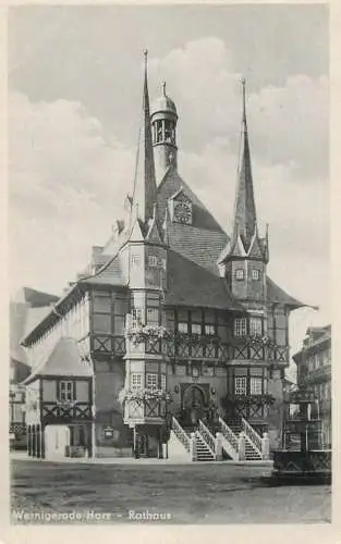 Germany Wernigerode am Harz Rathaus