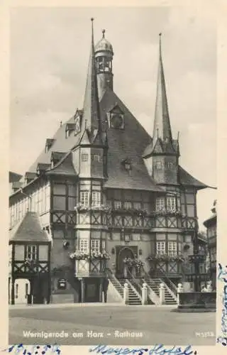 Germany Wernigerode am Harz Rathaus