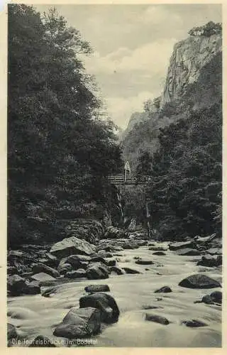 Germany Die Teufelsbrucke im Bodetal