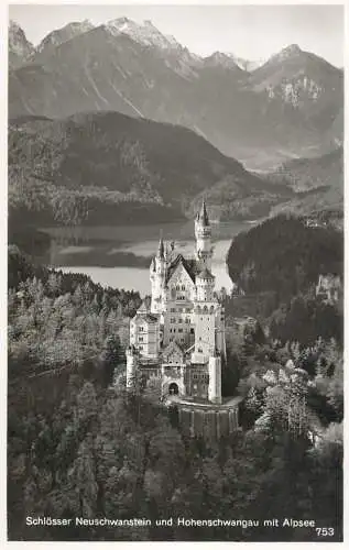 Germany Schlosser Neuschwanstein & Hohenschwangau mit Alpsee