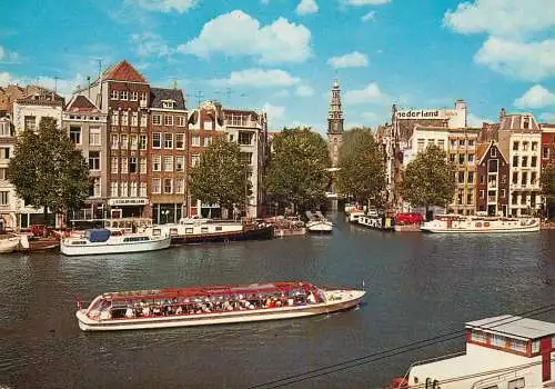 Navigation sailing vessels & boats themed postcard Amsterdam pleasure cruise