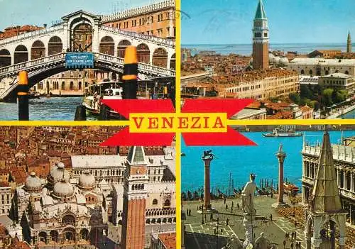 Navigation sailing vessels & boats themed postcard Venice