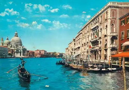 Navigation sailing vessels & boats themed postcard Venice