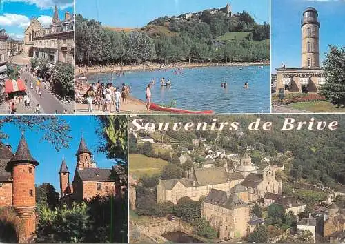Navigation sailing vessels & boats themed postcard souvenir de Brive