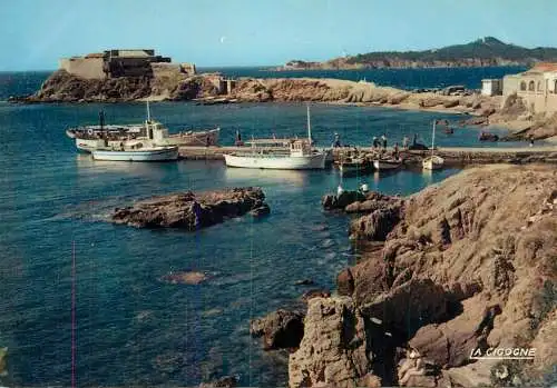Navigation sailing vessels & boats themed postcard d'Hyeres Giens