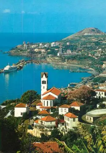 Navigation sailing vessels & boats themed postcard Madeira Funchal