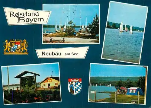 Navigation sailing vessels & boats themed postcard Reiseland Bayern Neubau