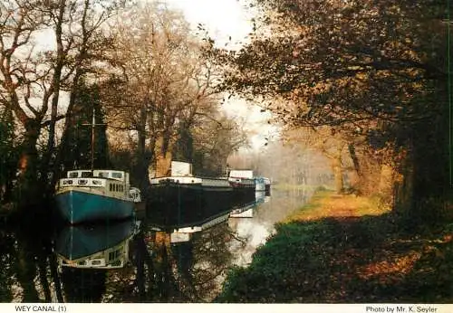 Navigation sailing vessels & boats themed postcard Wey Canal boats