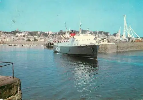 Navigation sailing vessels & boats themed postcard the Harbour St. Peter Port Guernsey