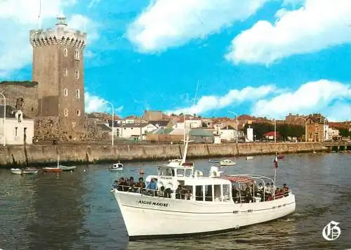 Navigation sailing vessels & boats themed postcard les Sables d'Olonne