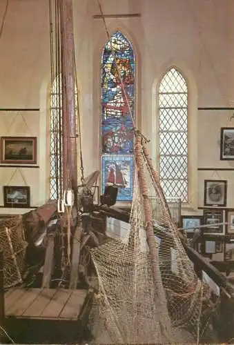 Navigation sailing vessels & boats themed postcard fishermen's museum Hastings