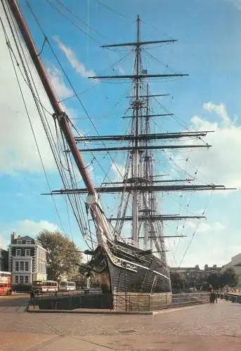Navigation sailing vessels & boats themed postcard Greenwich the Cutty Shark