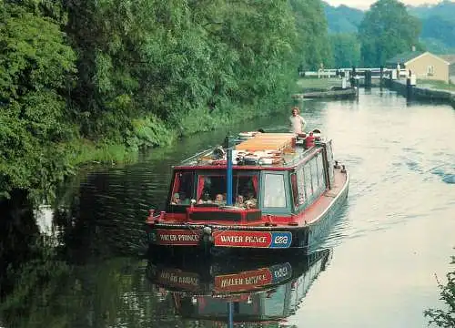 Navigation sailing vessels & boats themed postcard Water Prince luxury passenger vessel Dowley Gap Locks