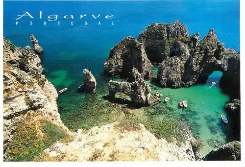 Navigation sailing vessels & boats themed postcard Portugal Algarve fishing boats