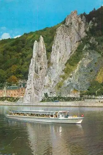 Navigation sailing vessels & boats themed postcard ville de Dinant pleasure cruise