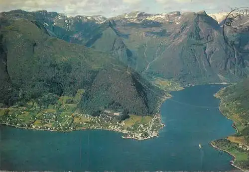 Navigation sailing vessels & boats themed postcard NorwayBalestrand Sognefjord
