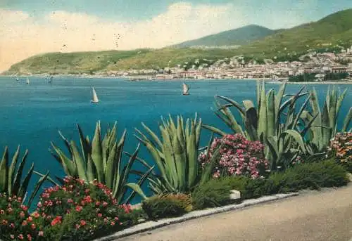 Navigation sailing vessels & boats themed postcard Riviera dei Fiori San Remo