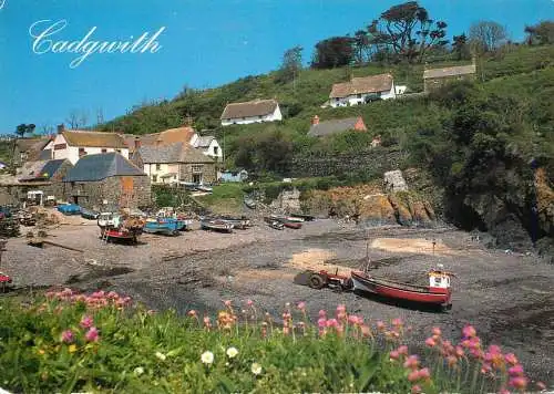Navigation sailing vessels & boats themed postcard Cadgwith fishing vessel