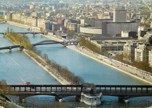Navigation sailing vessels & boats themed postcard Paris La Seine