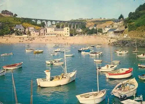 Navigation sailing vessels & boats themed postcard Brehec harbour 1973