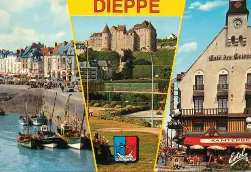 Navigation sailing vessels & boats themed postcard Dieppe fishing vessel
