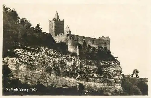 Germany Die Rudelsburg Thuringen Wald