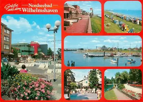Navigation sailing vessels & boats themed postcard Nordseebad Wilhelmshaven