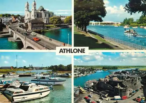 Navigation sailing vessels & boats themed postcard Athlone yacht