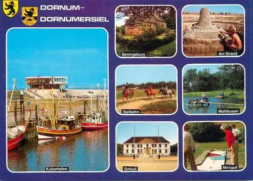 Navigation sailing vessels & boats themed postcard Dornum Kutterhafen