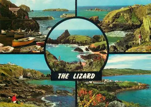 Navigation sailing vessels & boats themed postcard the Lizard