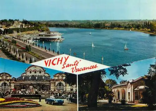 Navigation sailing vessels & boats themed postcard Vichy Sante Vacances