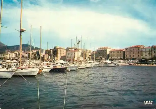 Navigation sailing vessels & boats themed postcard Propriano Corse