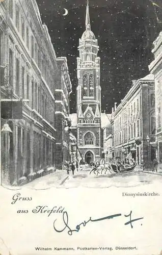Germany Gruss aus Krefeld Dionysiuskirche