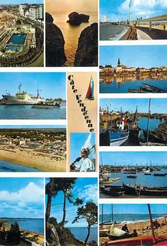 Navigation sailing vessels & boats themed postcard la Cote Vendee