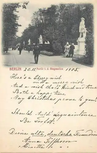 Germany Berlin Siegesallee 1905 image
