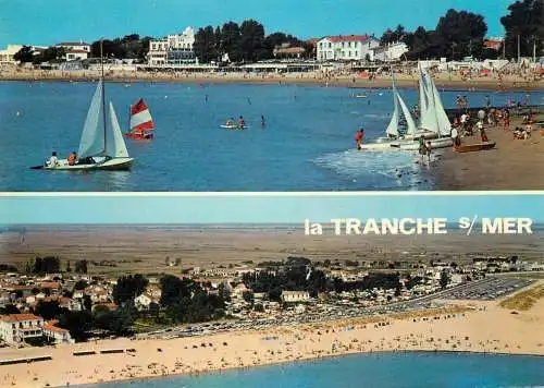 Navigation sailing vessels & boats themed postcard la Tranche sur mer