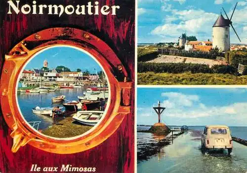 Navigation sailing vessels & boats themed postcard Noirmoutier windmill