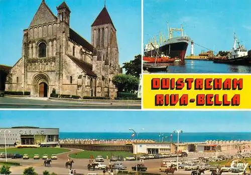 Navigation sailing vessels & boats themed postcard Ouistreham Riva Bella