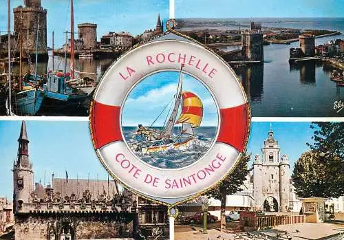 Navigation sailing vessels & boats themed postcard la Rochelle Cote de Saintonge